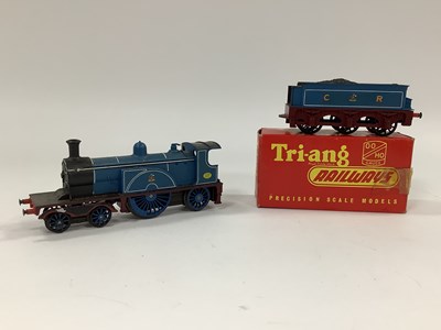 Lot 801 - A Triang OO gauge 4-2-2 Locomotive and tender....