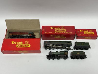 Lot 487 - Three Triang OO gauge locomotives, including a...