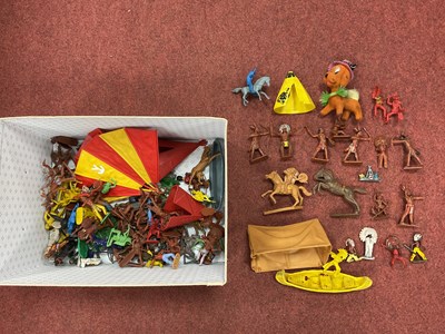 Lot 742 - A quantity of Mid XX century lead and plastic...