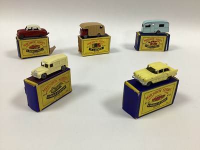 Lot 892 - Five Original Moko Matchbox 1:75's, including...