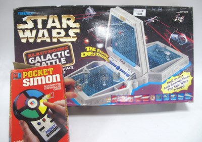 Lot 1334 - A Tiger Electronics Star Wars Electronic...