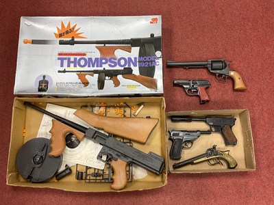 Lot 737 - Six toy guns by LS, Edison Giacattoli and...
