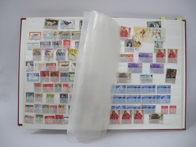 Lot 1302 - Stamps: A stock book containing a selection of...