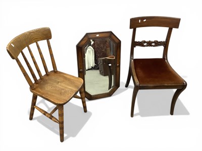 Lot 1616 - XIX Century Spindle and Bar Back Chairs.....