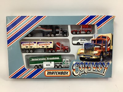 Lot 822 - A Matchbox G-4 Convoy five vehicle set. Split...