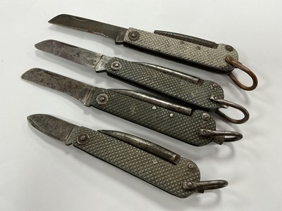 Lot 466 - Four Rayal Navy Pocket Knives, each with...