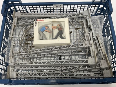 Lot 503 - Eleven G scale LGB Standard Catenary masts for...