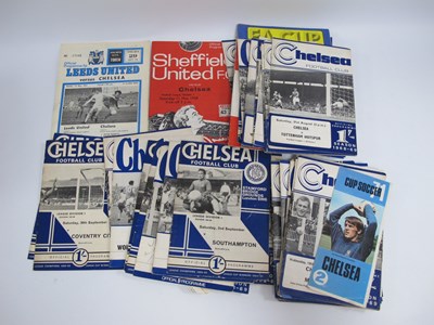 Lot 560 - Chelsea Programmes Mainly Homes 1966-70,...