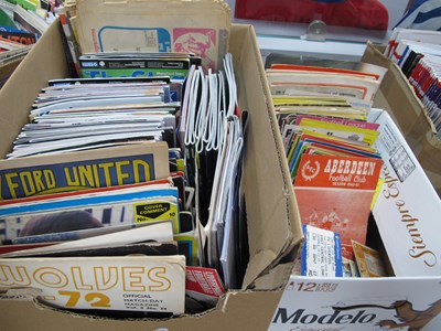 Lot 739 - Programmes 75-76 Derby v.Real Madrid, 71-72...