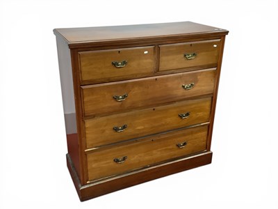 Lot 1543 - Early XX Century Walnut Chest of Drawers, with...