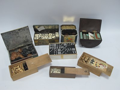 Lot 1427 - Chess, draughts, dominoes, Teofani cigarettes,...