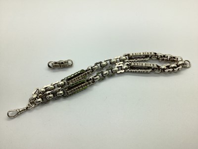 Lot 202 - A Decorative Star and Bar Style Double Albert...