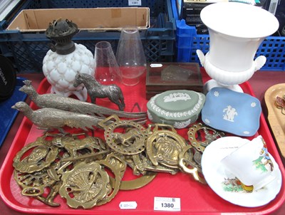Lot 1380 - Collectables, including Dietz Davis & Co milk...