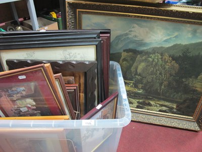 Lot 1125 - Quantity of decorative framed pictures,...