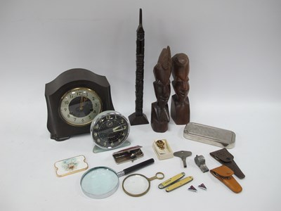 Lot 1406 - Smiths Enfield Bakelite Cased Mantle Clock,...
