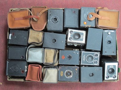 Lot 1451 - A large collection of box cameras to include...