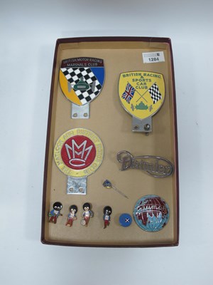 Lot 1284 - Enamel Car Badges, British Sports Car Club...