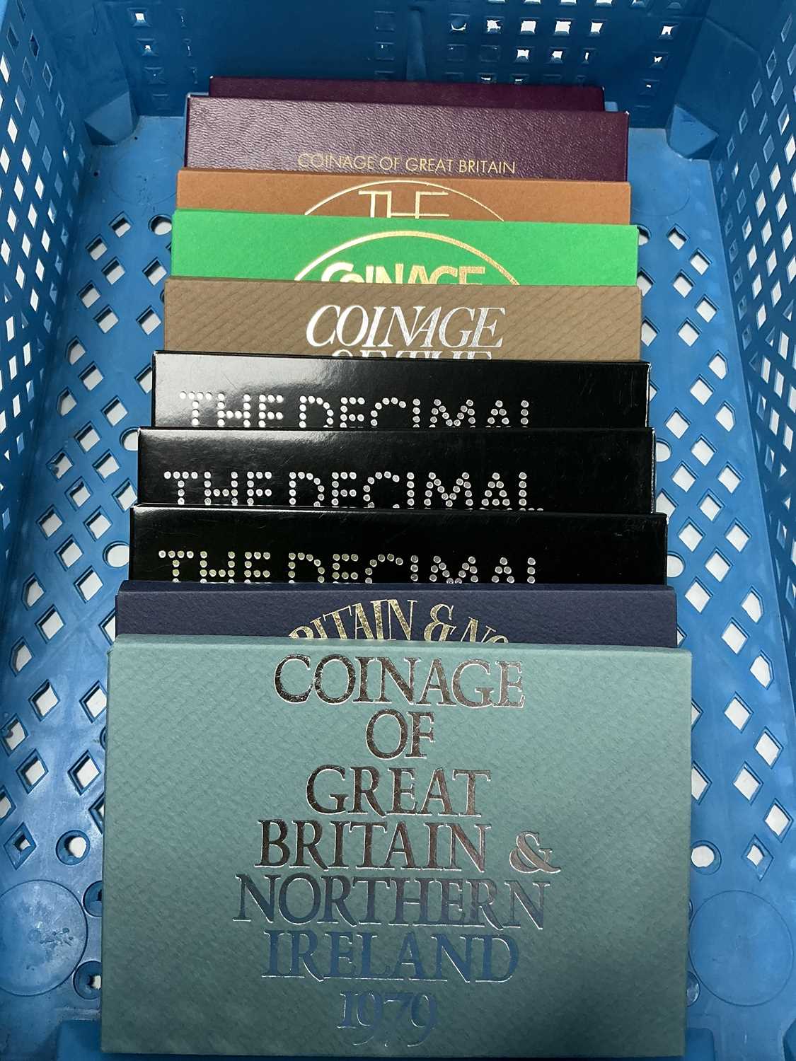Lot 429 - Collection Of Ten Royal Mint GB Annual Proof...