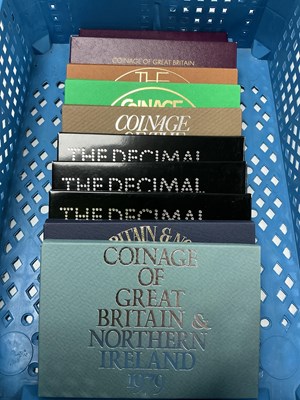 Lot 429 - Collection Of Ten Royal Mint GB Annual Proof...