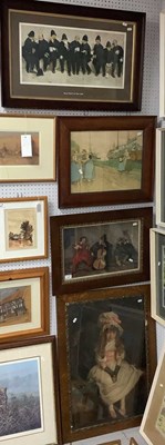 Lot 1488 - Framed Pears Prints, Seated Girl with Rosy...