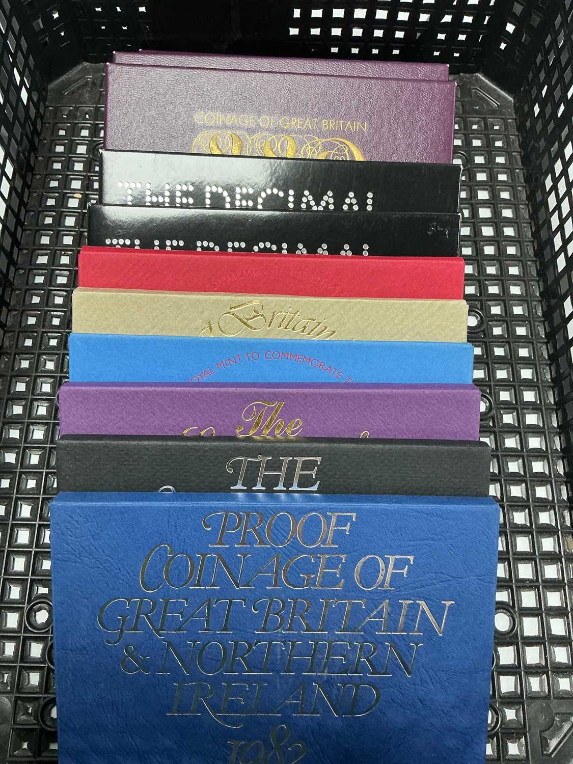 Lot 418 - Collection Of Eleven Royal Mint GB Annual...