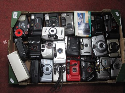 Lot 1354 - A large collection of 35mm Compct Film Cameras...