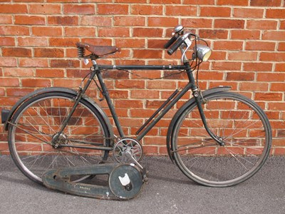 Lot 1458 - Raleigh Bicycle, with King of The Road Bell,...