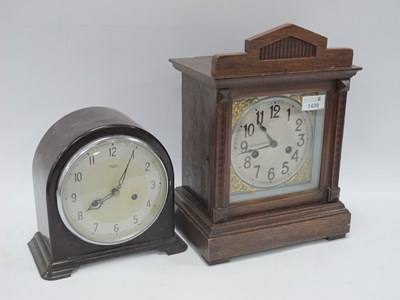 Lot 1439 - Smiths Enfield Bakelite Cased Mantle Clock,...