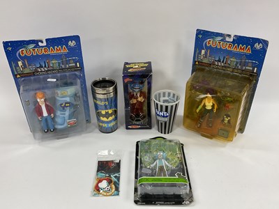 Lot 726 - Two Moore Action Collectibles Futurama Plastic...