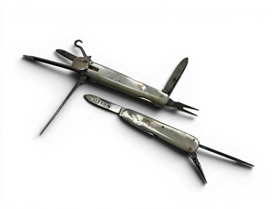 Lot 353 - A Smoker's Multi Tool Pocket Knife, blade...