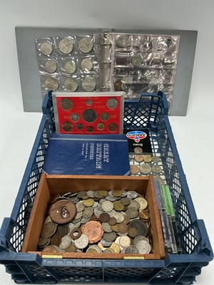Lot 437 - Large Collection Of World Coinage, includes GB...