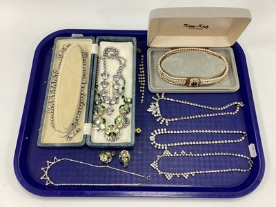 Lot 162 - A Collection of Vintage and Later Diamanté...