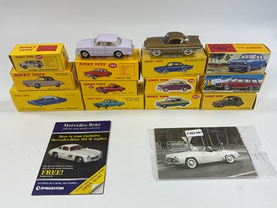 Lot 621 - Twelve Norev modern re-issue Dinky Toys...