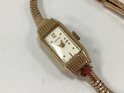 Lot 209 - Rotary; A Vintage 9ct Gold Cased Ladies...