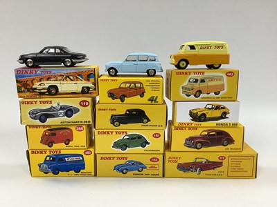 Lot 807 - Twelve Norev modern re-issue Dinky Toys...