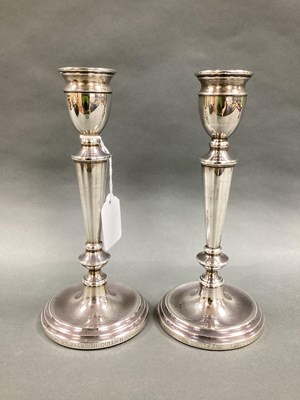 Lot 3 - A Matched Pair of Hallmarked Silver...