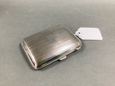 Lot 41 - A Hallmarked Silver Cigarette Case, Birmingham...