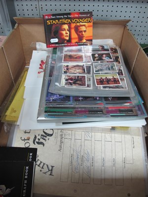 Lot 1150 - Vintage ephemera, including Star Trek items...