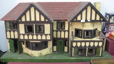 Lot 1337 - Triang Large Double Fronted Dolls House, with...
