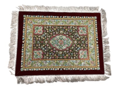 Lot 1573 - A vintage Indian Zardozi gold thread...