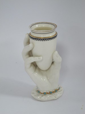 Lot 1256 - Royal Worcester Posy Vase of Urn Form...