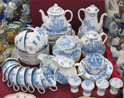 Lot 1222 - Royal Worcester "Blue Dragon" Tea-Coffee...