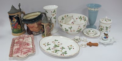 Lot 1165 - Wedgwood Miniature Cup-Saucer, candlesticks,...