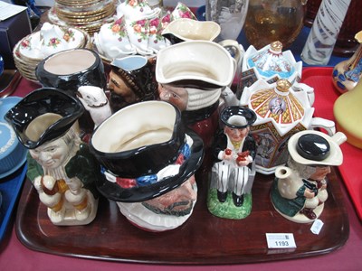 Lot 1193 - Sadler Teapots (x 2). Doulton Character and...