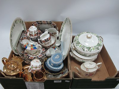 Lot 1447 - Royal Worcester Jasper Ware Trinket Box,...