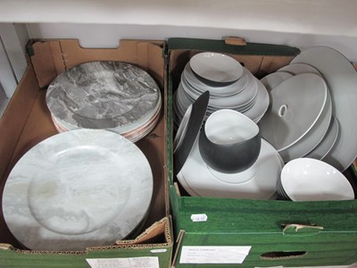 Lot 1021 - Raymond Loewy Charcoal Part Dinner Tea Service,...