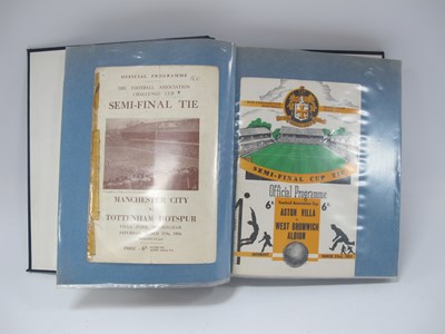 Lot 588 - F.a. Cup Semi Final Programmes, 1955-56 to...