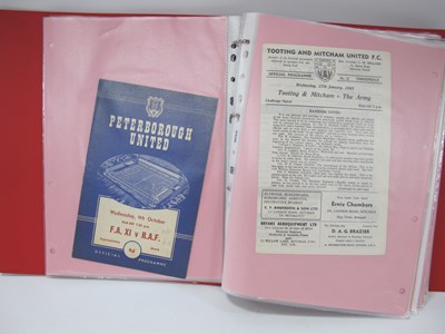 Lot 592 - Representative Programmes, FAX1 v. RAF X1 at...
