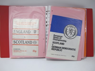 Lot 586 - Scotland Representative Programmes 1957 v....