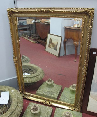 Lot 1471 - Rectangular Bevelled Wall Mirror in gilt frame,...